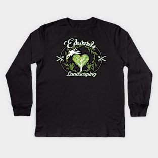 Edward's Landscaping Kids Long Sleeve T-Shirt